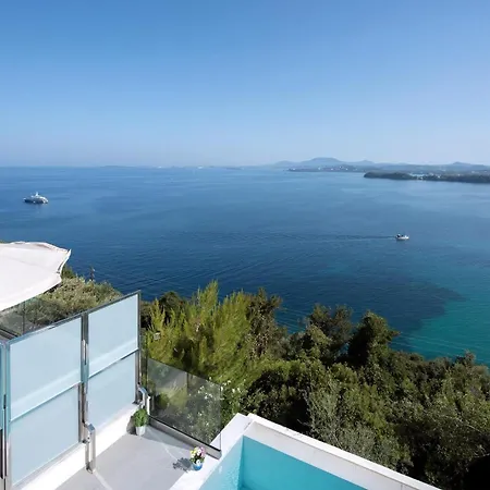Exquisite Corfu Retreat 3 Bedrooms Lucas Panoramic Sea Views Private Pool Unforgettable Getaway Villa Pyrgi (Corfu)