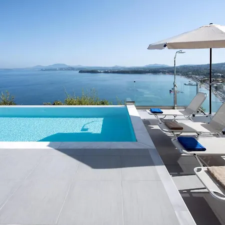 Exquisite Corfu Retreat 3 Bedrooms Lucas Panoramic Sea Views Private Pool Unforgettable Getaway *