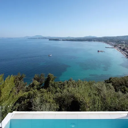 Exquisite Corfu Retreat 3 Bedrooms Lucas Panoramic Sea Views Private Pool Unforgettable Getaway Villa