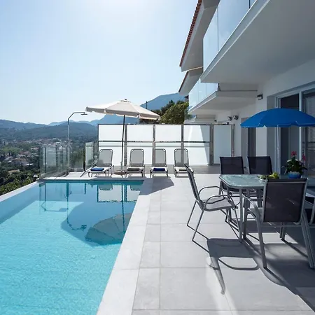 Exquisite Corfu Retreat 3 Bedrooms Lucas Panoramic Sea Views Private Pool Unforgettable Getaway Villa Pyrgi (Corfu)
