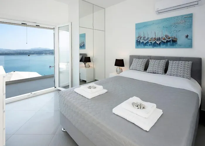 빌라 Exquisite Corfu Retreat 3 Bedrooms Lucas Panoramic Sea Views Pyrgi (Corfu)