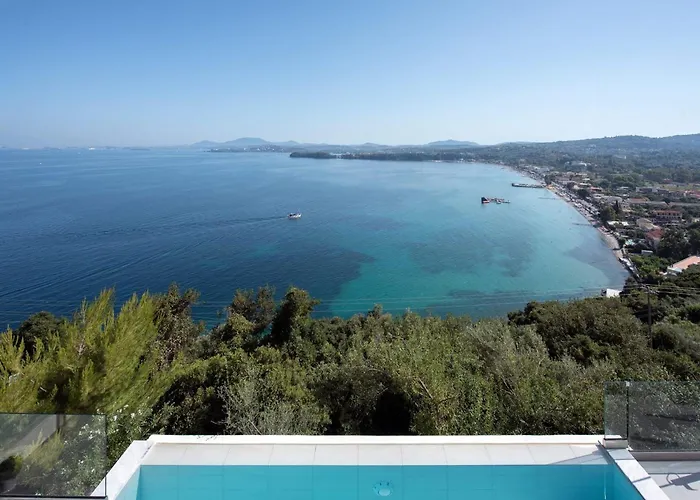 빌라 Exquisite Corfu Retreat 3 Bedrooms Lucas Panoramic Sea Views Pyrgi (Corfu)